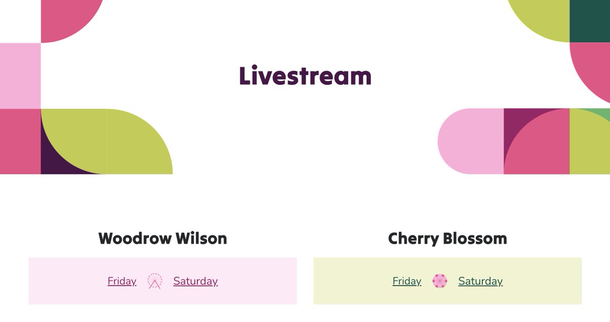 WordCampUS's tweet photo. Are you joining WordCamp US from the comfort of your couch?

Watch the action from the Woodrow Wilson and Cherry Blossom tracks at https://t.co/pUWlQbXb8E

#WCUS https://t.co/jahC3x0oB1