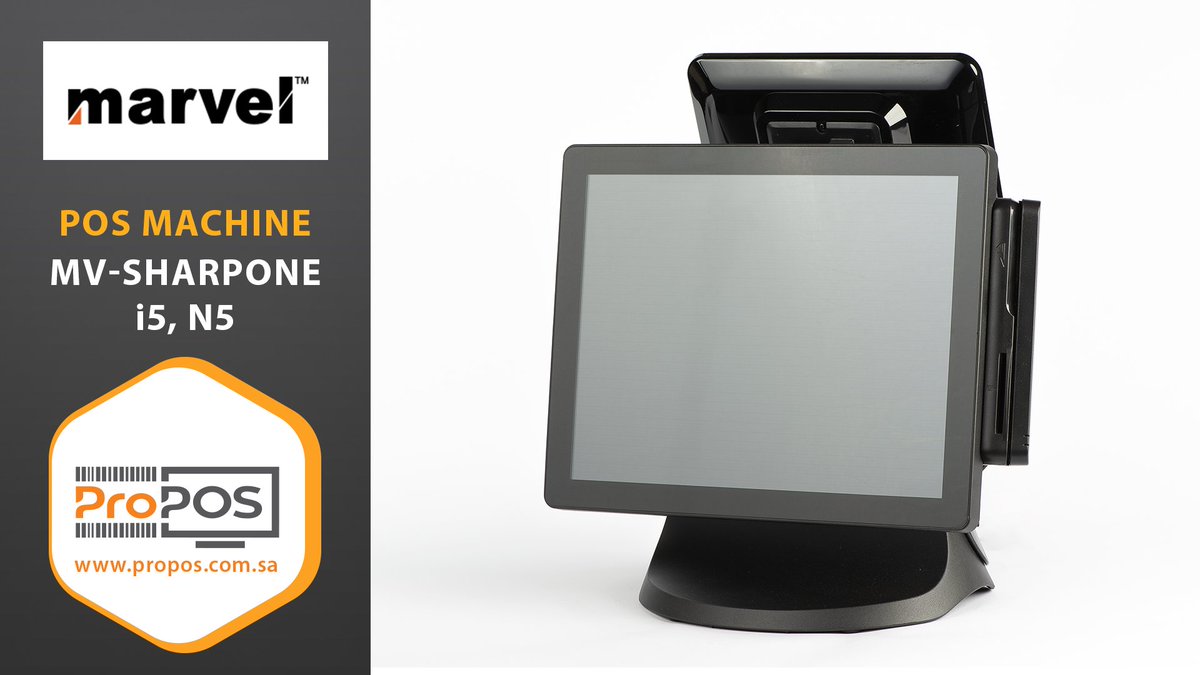 ProPOS ➡ Exclusive #Distributor ➡ of Marvel POS Devices in #SaudiArabia. Make your retail 🛒 operations fast and smooth. #BuyNow 🔗 bit.ly/3IOb7ZG

#imin #technology #pos #pointofsale #poshardware #supplier #retailers #retailsolutions #billingsolutions #supermarket