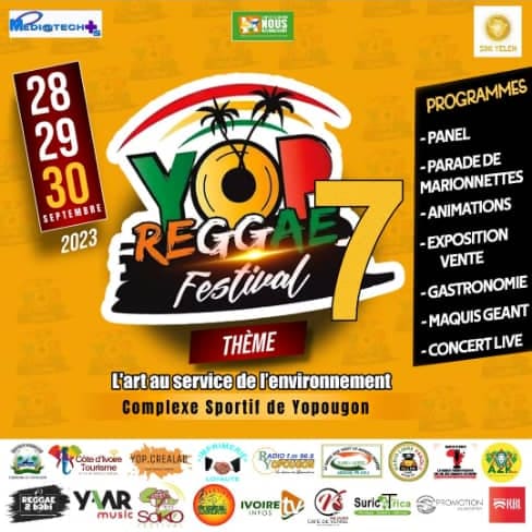Bassamuka's tweet photo. #Artistes peintres ou plasticiens invités à participer à la 7ème édition de YOP Reggae Festival du 28 au 30 septembre prochain.
Infoline : 0102636315 / 0708419077 https://t.co/BHD0Kbhx8H
