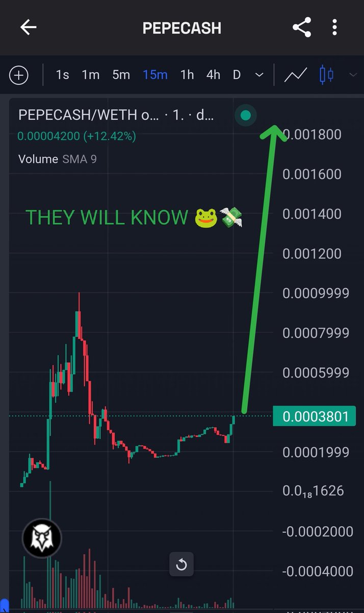 Fade the #PEPECASHFAM at your own PERIL !! 🔥💸🐸
ATH SOON🚀💥 
Wth 5ETH OF STRONG INITIAL LIQUIDITY, which even $pepe dint have. We are STRONG 💪 &amp; Relentless 🔥DIPS WILL BE CHERISHED HERE🌟🟢 $PEPECASH #PEPECASH #PEPECASHARMY #PEPECASHVIP #PEPE #PNDC #PEPEARMY #ETH #CMCSOON