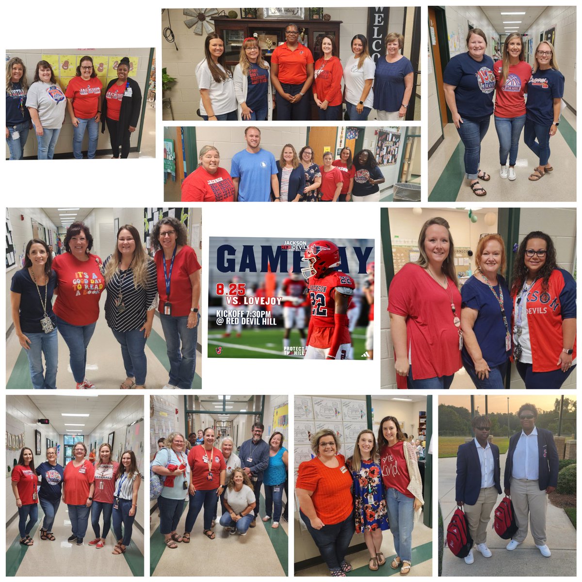 Belinda Boyd (@bbteacher4) on Twitter photo JES is geared up and ready to cheer on our Jackson High School football team! Let's go Red Devils!!!!
<a href="/ButtsCoSchools/">Butts County School System</a> <a href="/jespandas/">jespandas</a> <a href="/RD4LFootball/">Jackson Red Devils Football</a> JES is geared up and ready to cheer on our Jackson High School football team! Let's go Red Devils!!!!
<a href="/ButtsCoSchools/">Butts County School System</a> <a href="/jespandas/">jespandas</a> <a href="/RD4LFootball/">Jackson Red Devils Football</a>