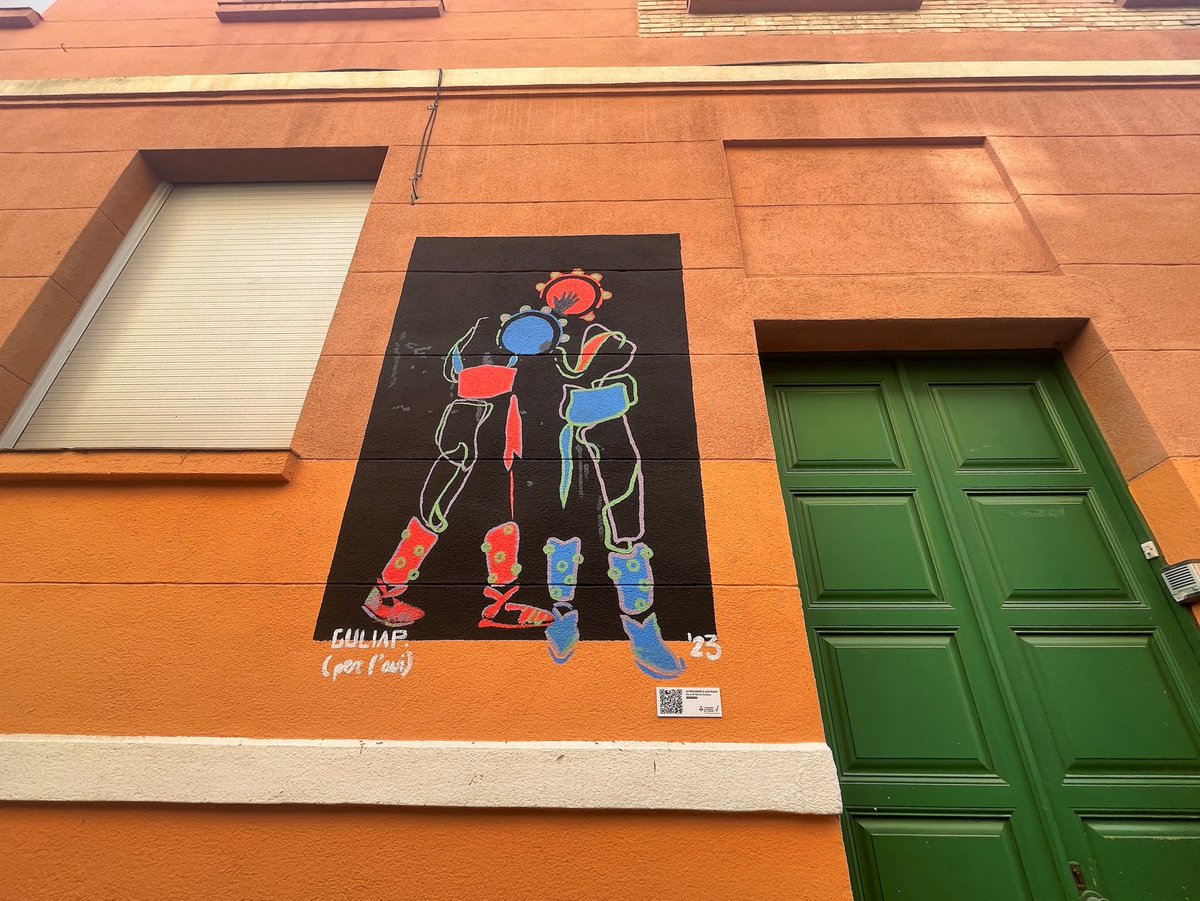 Restaurat el mural dels <a href="/PanderosVila/">panderosvilafranca</a> que forma part de la col.lecció de murals batejat com a “Processó Il·lustrada” 
Realitzat per la mateixa artista, la Júlia Rios, el podeu localitzar a @escolaestalella a la seva façana del carrer de la Font de Vilafranca. <a href="/fmvilafranca/">Festa Major de Vilafranca</a>