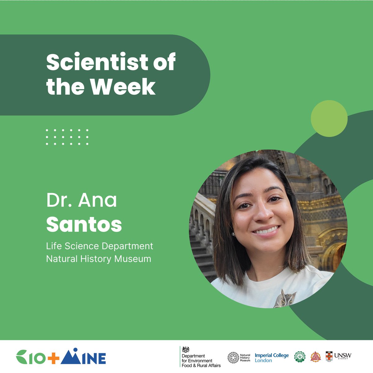 bioplusmine (@bioplusmine) on Twitter photo Get to know the scientists behind the <a href="/bioplusmine/">bioplusmine</a>!
Our #ScientistOfTheWeek is Dr. Ana Santos. She is a Geomicrobiology Research Fellow with over 8 years of experience in the field of biohydrometallurgy.
(1/3) Get to know the scientists behind the <a href="/bioplusmine/">bioplusmine</a>!
Our #ScientistOfTheWeek is Dr. Ana Santos. She is a Geomicrobiology Research Fellow with over 8 years of experience in the field of biohydrometallurgy.
(1/3)