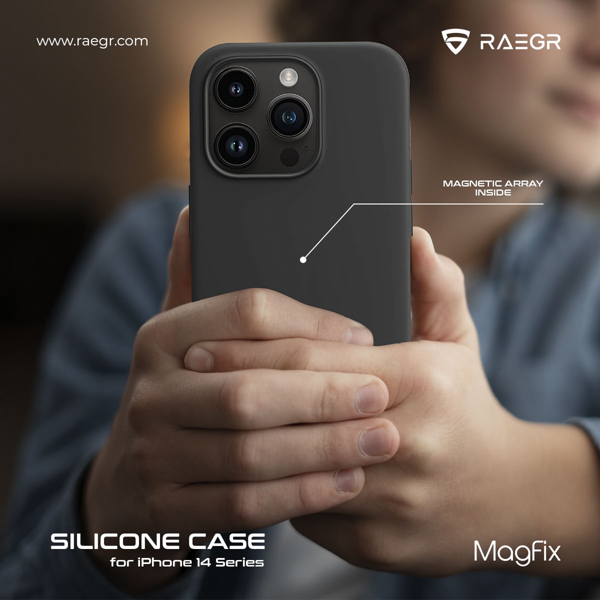 The RAEGR MagFix Silicone Case for iPhone 14 Plus is the triple threat teammate your iPhone 14 Plus deserves. Get yours today! 

Buy Now!
Raegr: postly.app/3Bhs
Tekkitake:postly.app/3Bht
Amazon:postly.app/3Bhu

#RAEGR #iPhone14Case  #MagFixCase #Silicone