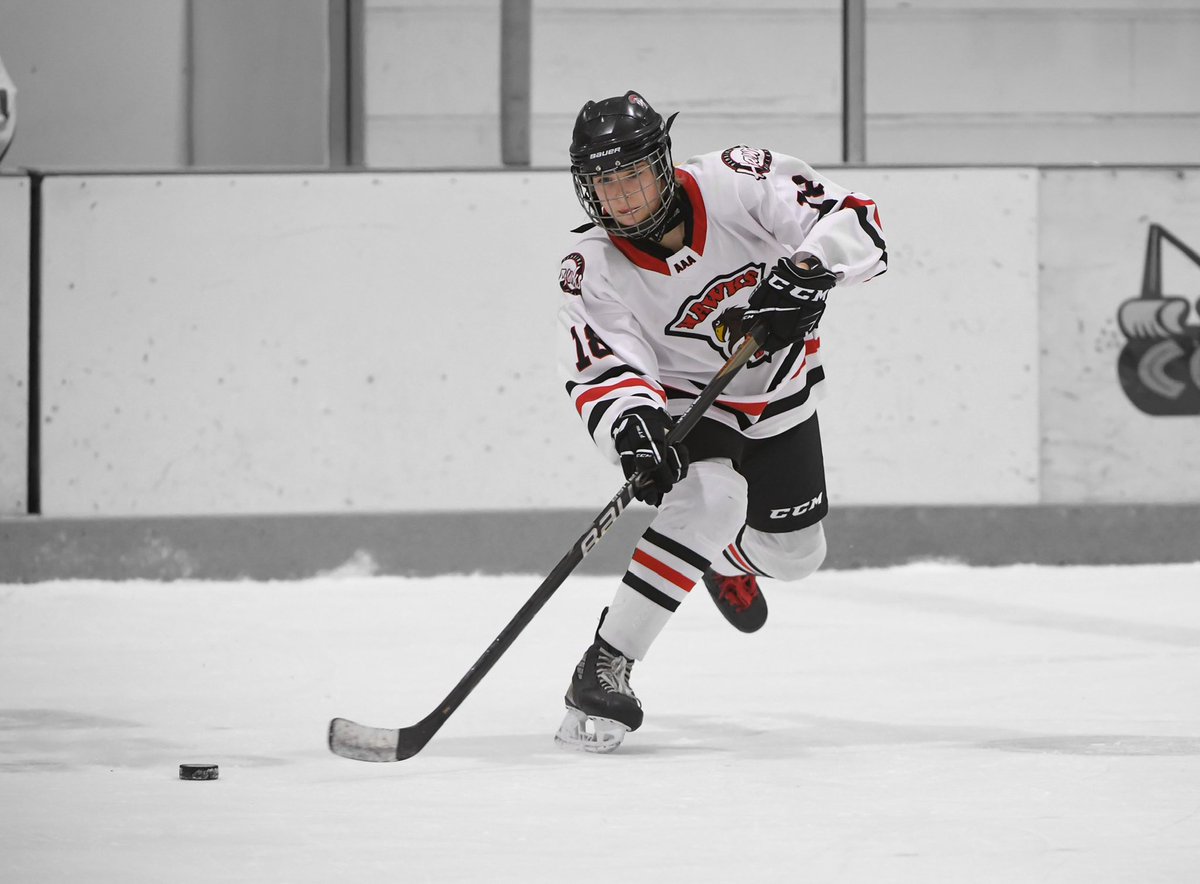 PVFemaleHawks's tweet photo. Summer is coming to an end.  Sad?  Yes but we are getting closer to hockey season!  Ella Victor focused on a neutral zone pass as the Hawks reloaded for a OZ entry.  Good luck to the graduating (and under-age) players participating in the @femalepvhawks tryout camp starting today https://t.co/jsTxlvnjkQ