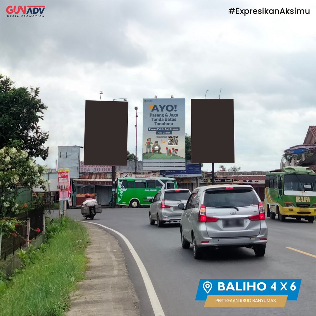 GunAdvertising's tweet photo. Ayo pasang patok tanahmu ya Sob!
Pasang Patok, Anti Cekcok, Anti Caplok.
Terimakasih @atr_bpn sudah mempercayakan Gun Advertising sebagai partner Media Promotion.
#GunAdvertising #ExpresikanAksimu #GEMAPATAS #PasangPatok #AntiCekcok #AntiCaplok #SatuJutaPatokUntukIndonesia https://t.co/WwY6wwSQXc