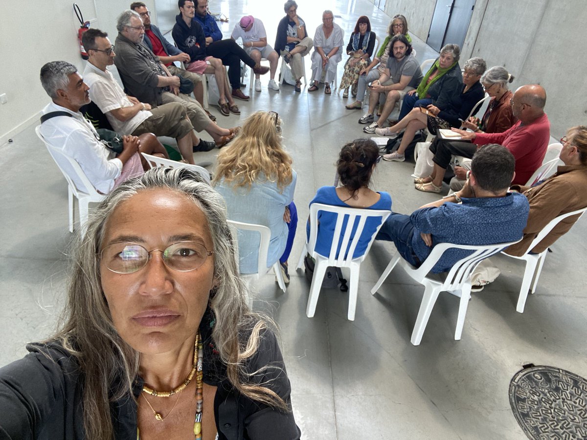 #JDE2023 réunion des membres présent•es de la motion TERRE #EELV : EGE, élections européennes, NUPES. Le travail reprend pour faire vivre l’écologie sociale et radicale, montrer sa pertinence face aux enjeux climatiques, sociaux et géopolitiques ds un monde en crise