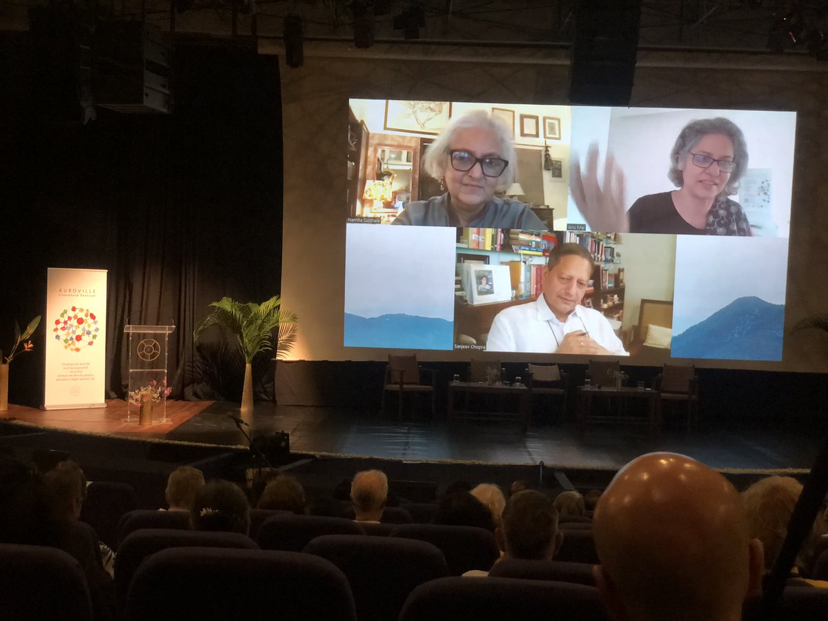 CIC_Chennai's tweet photo. “Although miles apart, her words bridged the gap at the Auroville Literature Festival. A virtual presence that felt as sweet as her prose.”

#ALF2023Virtual #AurovilleLitFest #LiteraryBridges #WordsAcrossDistances #VirtualVerse #ALFUnite #LiteraryConnections #AurovilleReads https://t.co/opT4J9G4mY