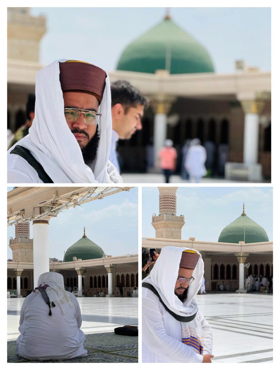 25 اگست 2023
جمعة المبارک مسجد نبوی شریف کی چھت پر آقائے دو جہاں حضور سید عالم نور مجسم شفیع معظم صلی اللہ علیہ والہ وسلم کی بارگاہ میں حاضری