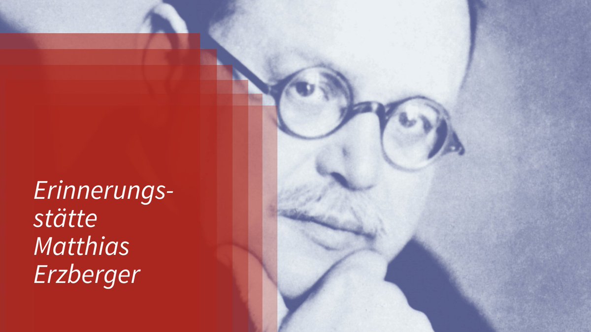 #OtD
Heute vor 102 Jahren wurde der Wegbereiter deutscher #Demokratie Matthias #Erzberger in Bad Griesebach von Nationalisten ermordet.
Sein politischer Werdegang wird in der Erinnerungsstätte Matthias Erzberger in Buttenhausen aufgezeigt: hdgbw.de/ausstellungen/…