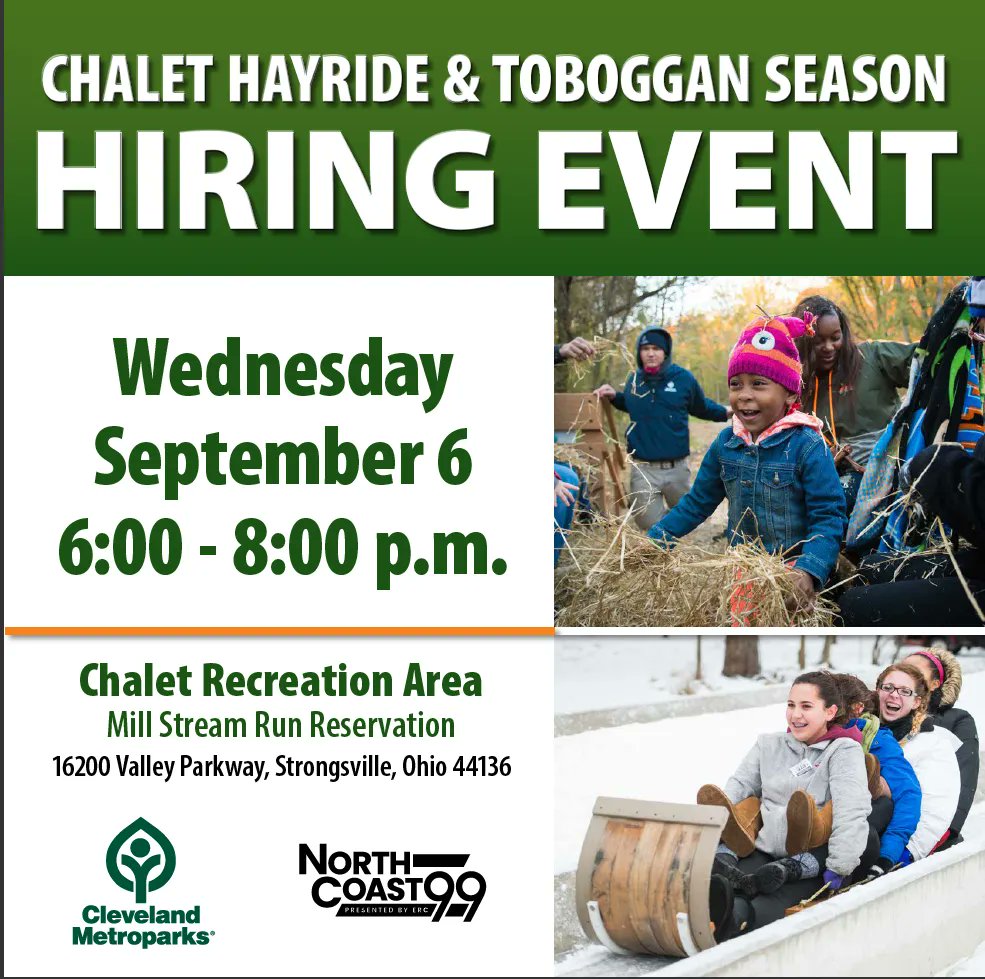 clevemetroparks's tweet photo. #Hiring Event! https://t.co/ZUt5ArWwdT 🍂 https://t.co/wn350UZxUk