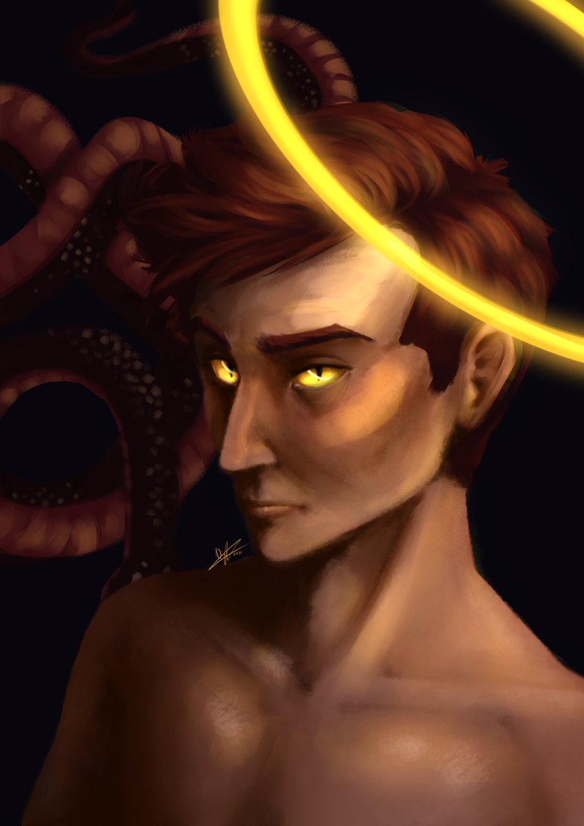nightxpining's tweet photo. The Snake

#Crowley #GoodOmens #GoodOmensart https://t.co/DW5YszzeqV