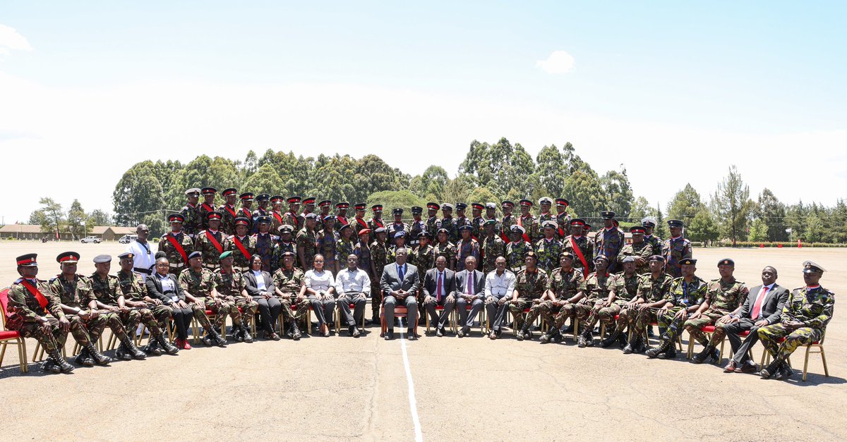 MusaliaMudavadi's tweet photo. Congratulations to the 1,405 graduates who successfully completed a two-month training course at Recruits Training College in Eldoret and are now qualified as KRA Revenue Service Assistants. https://t.co/EGaiiBsydJ