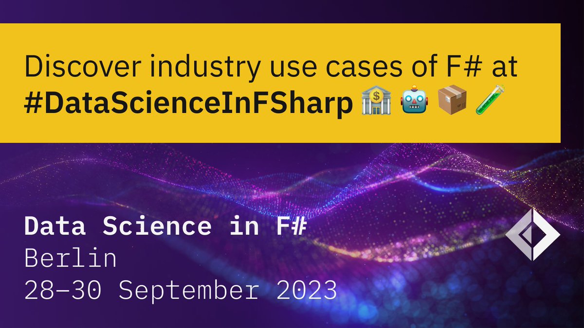 FsLab (@fslaborg) on Twitter photo Want to learn about the many ways #FSharp is being used to change the world?🦸
#DataScienceInFSharp will present use cases from @HMcCarney for logistics🚚, <a href="/Timo_Muehlhaus/">Timo Mühlhaus</a> for bioinformatics🧬, Nicholas Hirschey for Finance💰 & more.
Get your🎟️ today: datascienceinfsharp.com Want to learn about the many ways #FSharp is being used to change the world?🦸
#DataScienceInFSharp will present use cases from @HMcCarney for logistics🚚, <a href="/Timo_Muehlhaus/">Timo Mühlhaus</a> for bioinformatics🧬, Nicholas Hirschey for Finance💰 & more.
Get your🎟️ today: datascienceinfsharp.com