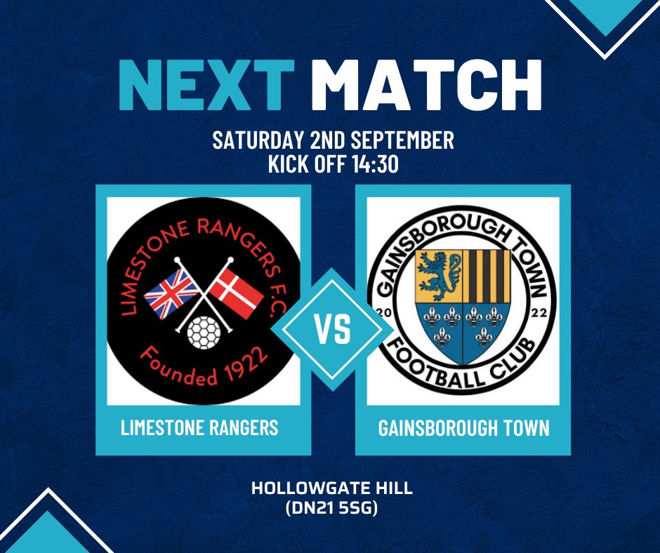 Gainsborough Town FC (@gainstownfc) on Twitter photo Pre-season is finally over, and our next game is away to <a href="/Limestonefc/">Limestone Rangers FC</a> We will be looking to hit the ground running and hopefully get off to a good start, and build on the positive results of pre-season. Pre-season is finally over, and our next game is away to <a href="/Limestonefc/">Limestone Rangers FC</a> We will be looking to hit the ground running and hopefully get off to a good start, and build on the positive results of pre-season.