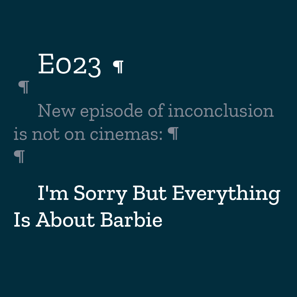 _inconclusion_'s tweet photo. In the light of explosive summer event Barbenheimer and ongoing strikes from both actors and writers, it is time for us to revisit our feelings on movie theatres. What has changed for us and the public regarding cinema, and what more changes the future holds - ON AIR now! https://t.co/nJYSyD1Fqk
