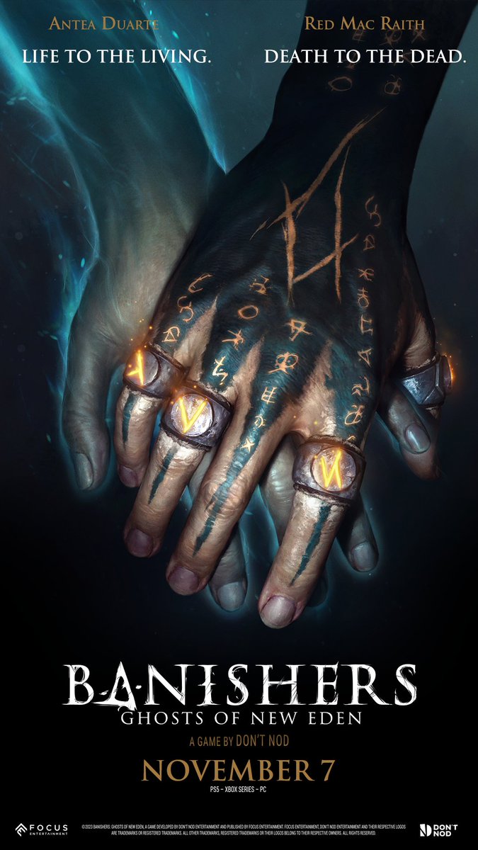 Focus_entmt's tweet photo. Wanna see more of #Banishers: Ghosts of New Eden? Join us on booth B-081 in hall 10.1 at #Gamescon2023 🌙🎬 https://t.co/9j1AJzlWO2