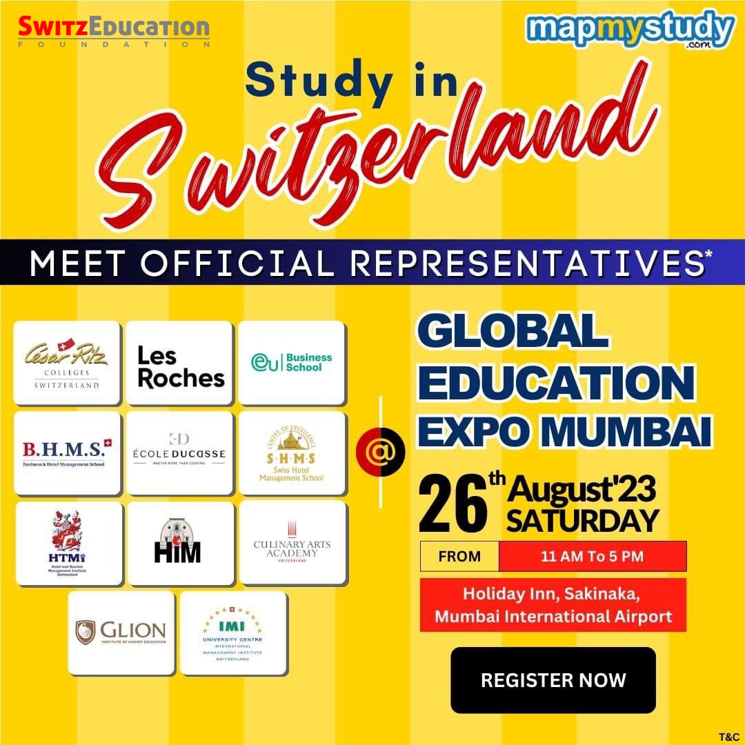 SwitzEducation's tweet photo. Unlock Your Global Journey! Join Us for an Exclusive Meetup with Swiss Business and Hospitality Course Representatives. Your Path to International Excellence Starts Here 📚🚀
@sieceducation @MapMyStudy 
#education 
#overseaseducation
#Swisseducation https://t.co/xMdowMLdzm