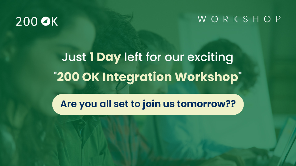 Still haven't booked your spot?? Tomorrow is the big day & booking slots will close soon, Book Now!!

bit.ly/47KMGXo

#IntegrationSolutions #SaaSInnovation #EfficiencyUnleashed #SalesforceIntegration #NoCodeMagic #200OK #nocode #nocodeplatform #nocodedevelopment