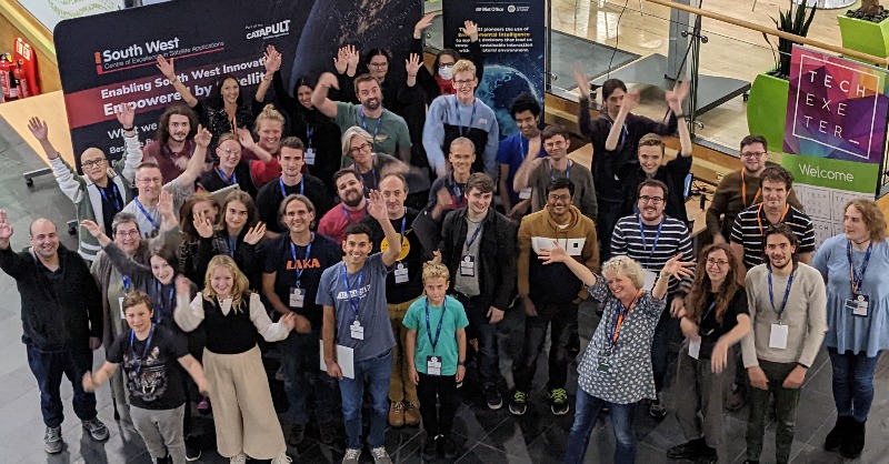 MetOffice_Sci's tweet photo. Registrations are open for the 2023 NASA #SpaceApps Exeter challenge which we'll be hosting @metoffice HQ.

It’s part of a big hackathon in which participants around the world solve challenges we face on earth &amp; in space.

Find out more &amp; register ⤵️

@SpaceApps @SpaceAppsExeter