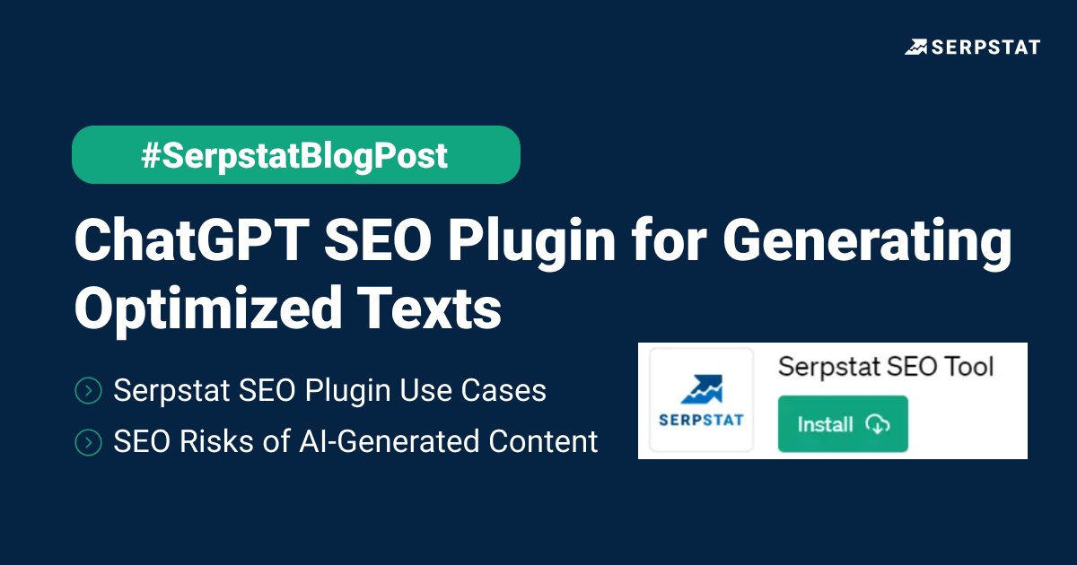 serpstat's tweet photo. Now, ChatGPT provides SEO data from Serpstat 📈

Request a keyword list with SEO metrics and convert them to optimized content directly in ChatGPT using the Serpstat SEO plugin!

#chatgpt #aitools #seotools #seotool #serpstat https://t.co/4vMngzFTPb