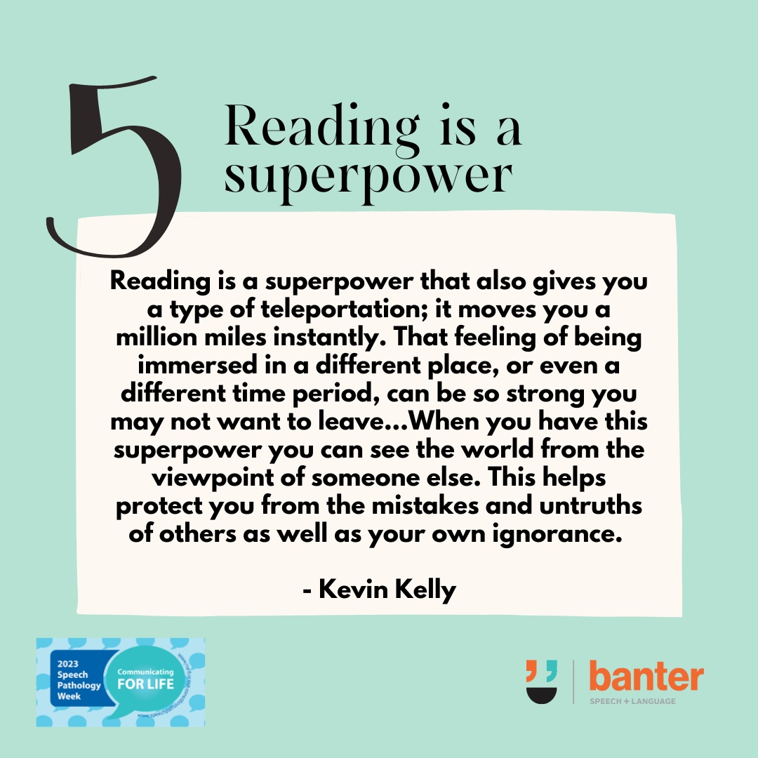 BanterSpeech's tweet photo. Children and adults who struggle to read miss out on many of the opportunities good readers take for granted.
Click to review some of the key evidence-based principles to help children and adults to read: https://t.co/ffHvKKLD1X #CommunicatingForLife #SPWeek2023 #slpeeps #SLP2B https://t.co/AdwatmtSje