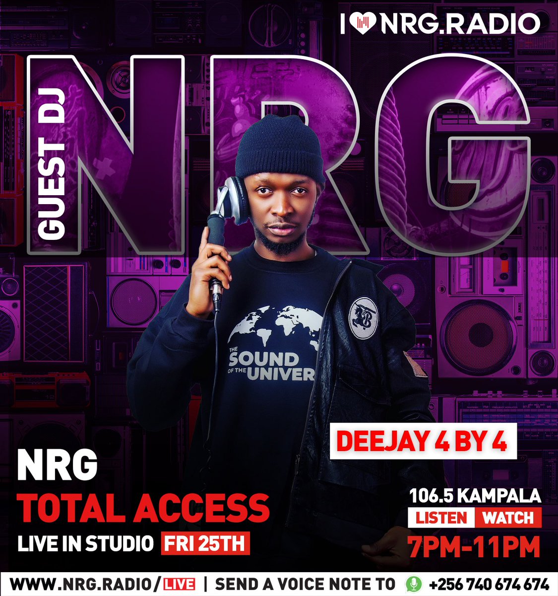 Sit back, relax &amp; let your <a href="/dj4by4/">deejay4by4</a> take you on a sonic adventure you won't forget today evening at 7:00 PM.