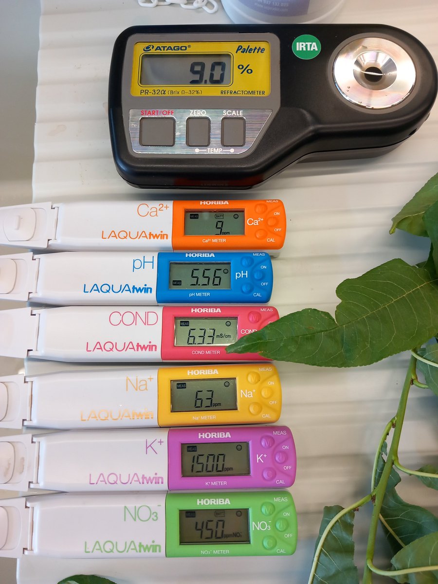 Avui realitzem anàlisis de saba en diferents metodologies: premsa i càmera de pressió. Els anàlisis de saba poden ajudar-nos a complementar la informació que tenim de l'estat nutricional del cultiu. 🌿
@FertiDigital
#DemosPATT
<a href="/agriculturacat/">Agricultura</a>
<a href="/ruralcat/">Ruralcat</a>
<a href="/irtacat/">IRTA</a>