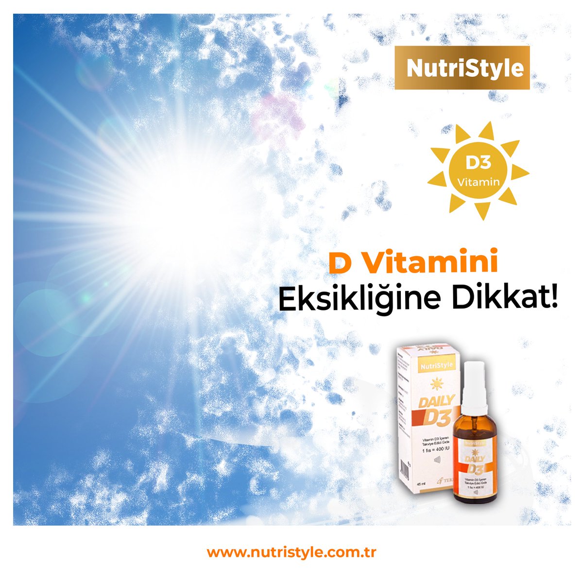D Vitamini Eksikliğine Dikkat!

#SağlıklıYaşam #DVitaminiEksikliği #DailyD3