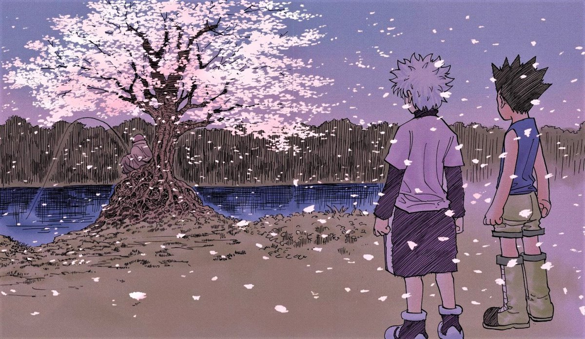 Togashicontent's tweet image. Hunter x Hunter - chapter 185. (color)
