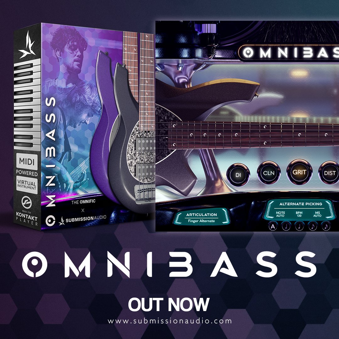 Introducing: OmniBass - MIDI Powered Virtual Bass for the free Kontakt Player. Ever wanted to own your own version of The Omnific? Well now you can! We've collaborated with SubMission Audio to make the perfect combo of Matt & Toby, OmniBass! Buy now: bit.ly/3ORpNZH