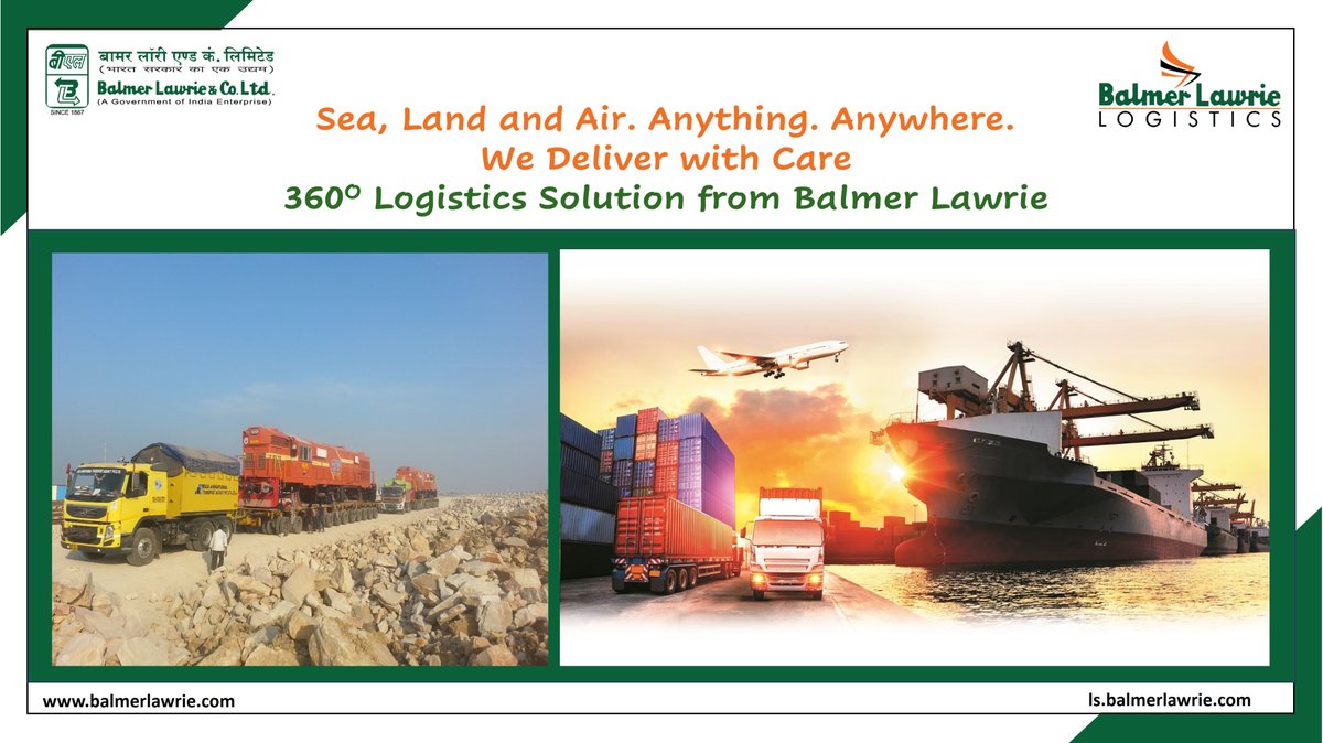 With a strong network of partners & agents across the globe, #BalmerLawrie offers end-to-end logistics solutions for all types of cargo. #logisticssolutions #cargo #freightforwarding #warehousing #coldchainlogistics