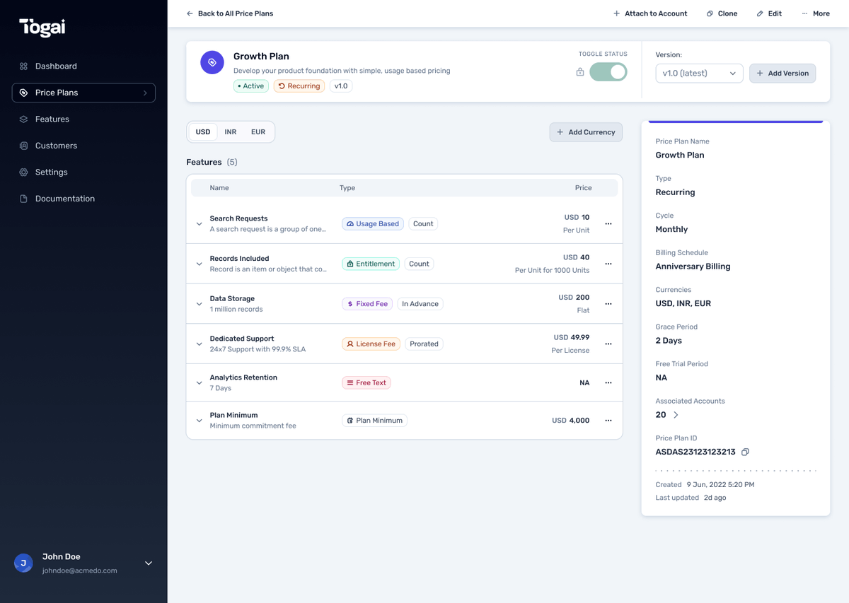 svpino's tweet photo. Monetizing AI is painful, but it doesn't need to be.

Most AI products are infrastructure-heavy and can't rely on subscription-based pricing. Instead, many of these services charge users depending on how much they use the service.

If you use the service a lot, you pay more. If you don't use it, you don't pay at all.

This makes sense. Services like OpenAI and Anthropic AI charge you based on the tokens you use. Many applications do the same with their customers.

An alternative is to charge a flat fee and limit how much customers can use the feature. After you finish your quota, some products ask you to upgrade your plan.

But there's a problem:

These billing systems are challenging and time-consuming to build. Most out-of-the-box solutions in the market do not support these models.

I'd love to hear from those who've done it to understand how long it took them to get it right. I haven't implemented it, but I imagine it's not a piece of cake.

I found a solution for anyone trying to monetize AI products:

The team at @togaihq reached out to show me their platform. If you are building an AI application, you should take a look.

Togai takes care of metering, pricing management, and billing. Their platform supports any pricing model: usage-based, subscriptions, or hybrid.

They have an API and provide an SDK in Python, TypeScript, and Ruby. They have a marketplace where you can build Zapier-like integrations with any application to fetch your AI infrastructure data.

The advantage of the platform is clear: You focus on your product while they handle billing.

Check them out here:  https://t.co/h0fRn7EEFV

Thanks to the @togaiHQ team for showing me their platform and partnering with me on this post.

Many services have come out lately that focus on making AI applications easier to build. This is great, and it's a sign that the field is starting to mature!

What services do you know that will help anyone trying to build an AI application?