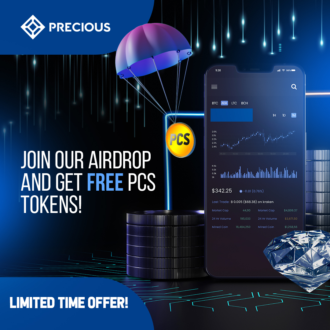 Precious_Dapp's tweet photo. 🎉 Join the Airdrop: 📷 Visit Precious Capital Zealy (https://t.co/TpY6RDyHSh…
) Page 📷 Win up to 20 PCS Tokens for Top 20 Records! https://t.co/PazCmnIDTx