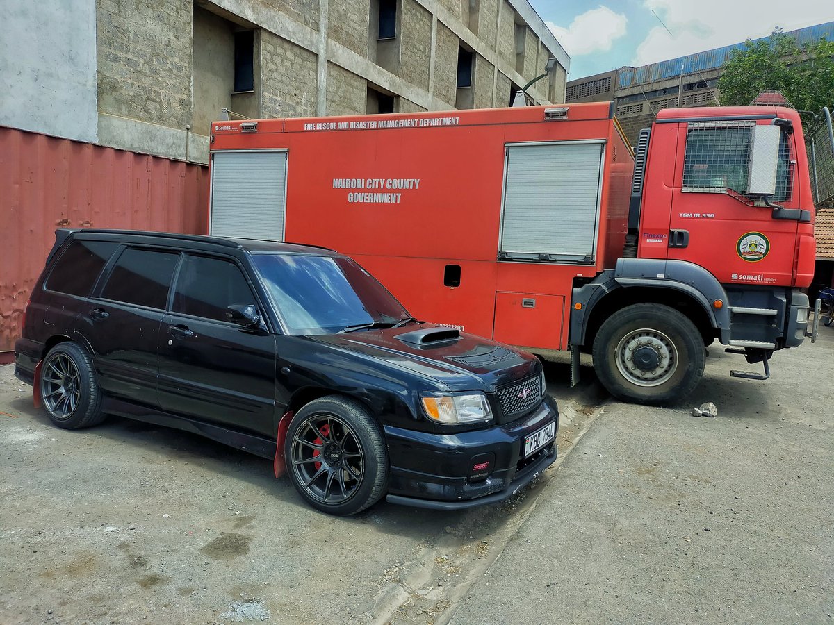 Foresternation's tweet photo. When she is too hot that you have to keep her next to a fire engine.....
#spaceyamagari #foresterfriday https://t.co/5gA5knRUQx