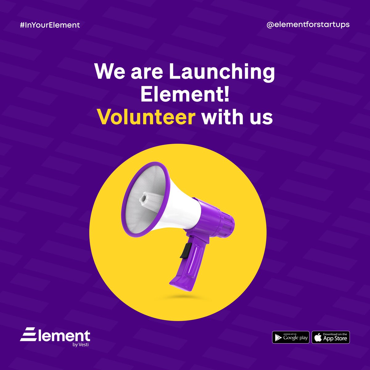 VestiOfficial's tweet photo. We would love you to volunteer with us in Dallas next month!
Click the link to apply : https://t.co/pwSYBJT8l3
#inyourelement #elementforstartups #explorepage #elementforfounders #humansofelement #elementiscoming https://t.co/t6zsZR5u6E