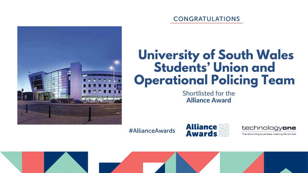UniAlliance's tweet image. @USWSU and the @UniSouthWales Operational Policing team worked to ensure student police officers were fully represented in their student union.

Congrats for being shortlisted for the #AllianceAward! 🥳