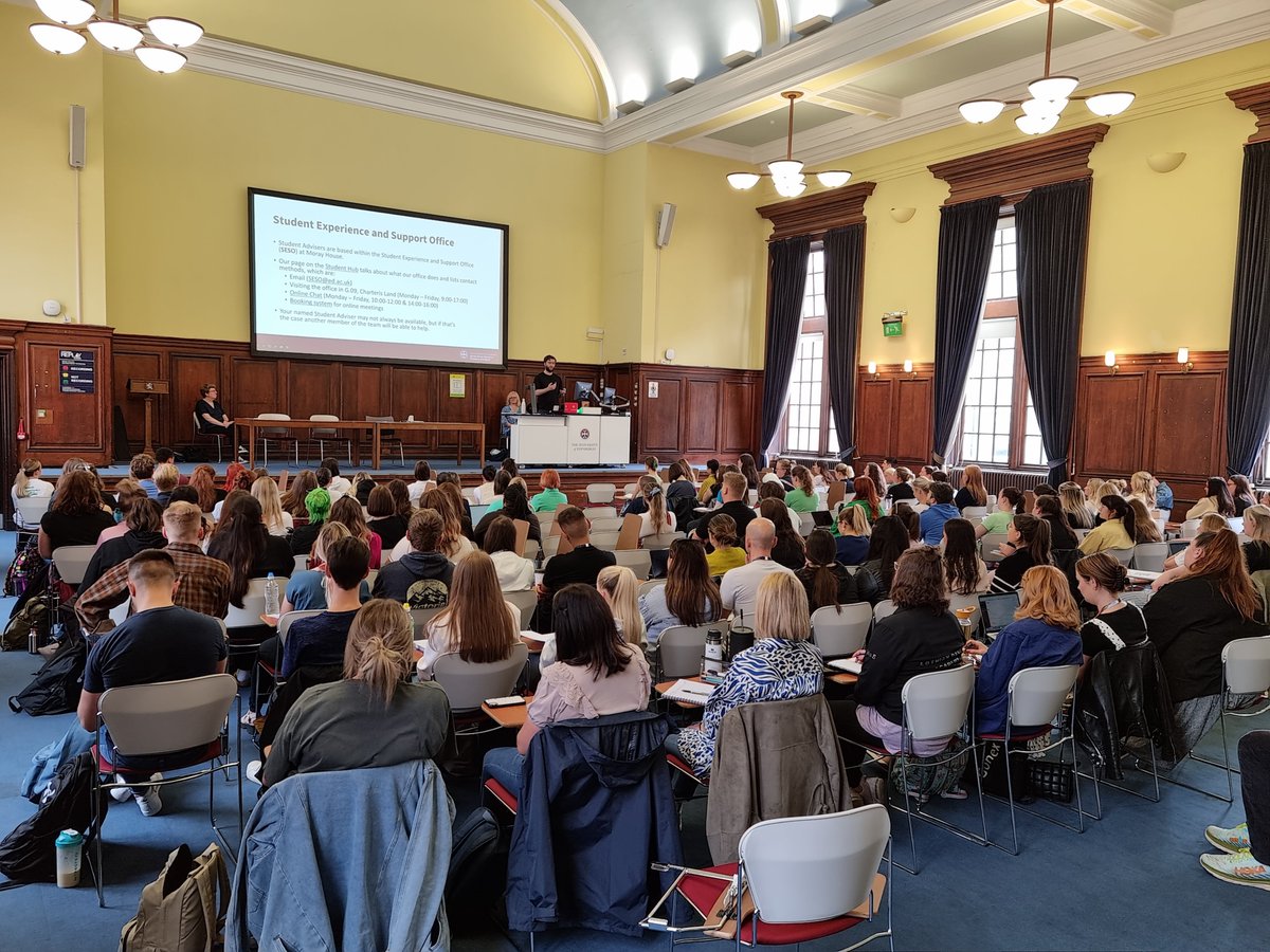 It's the end of week one for our PGDE students. We are delighted to have you all on campus and to share this exciting journey with you. If this was your first week with us tell us about it and what you are looking forward to most. #UoEPGDE #UoEPGDEp