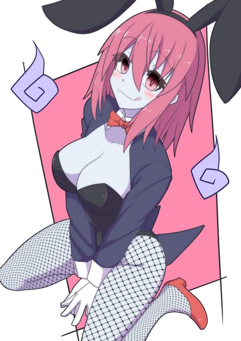 青肌幽霊バニー娘の幽ちゃんです 