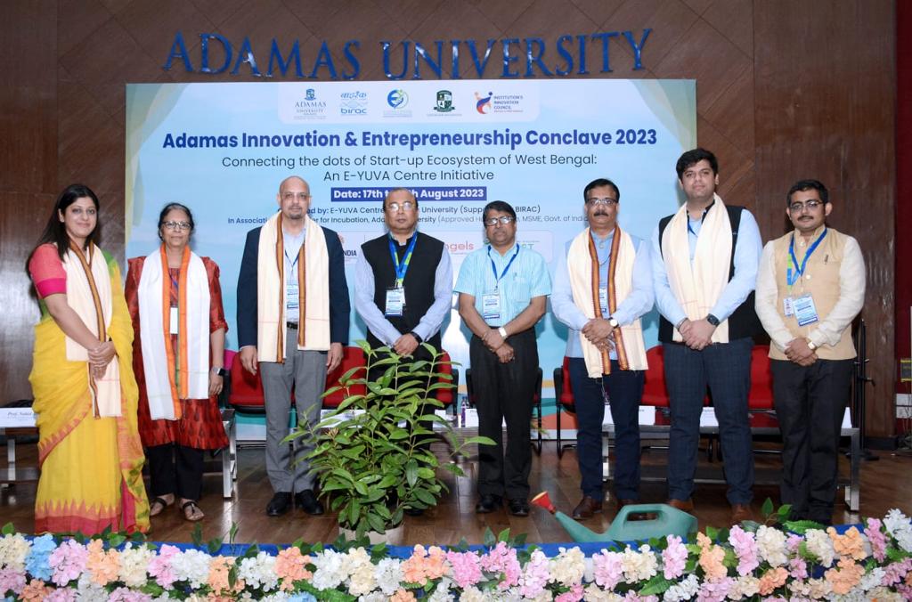 Invest India (@investindia) on Twitter photo Team <a href="/investindia/">Invest India</a> & <a href="/AdamasUniversi1/">Adamas University</a> hosted the Adamas Innovation & Entrepreneurship Conclave, showcasing the R&D, innovation, & entrepreneurial ecosystem in Life Sciences domain & laying the foundation for the Innovation Network to promote youth entrepreneurship in West Bengal. Team <a href="/investindia/">Invest India</a> & <a href="/AdamasUniversi1/">Adamas University</a> hosted the Adamas Innovation & Entrepreneurship Conclave, showcasing the R&D, innovation, & entrepreneurial ecosystem in Life Sciences domain & laying the foundation for the Innovation Network to promote youth entrepreneurship in West Bengal.