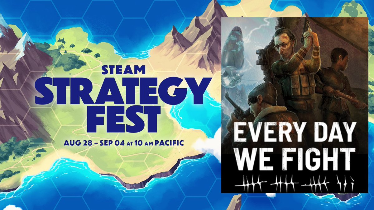signalspacelab's tweet image. Only 3 Days until Steam #StrategyFest! Take on The Harvester in an all-new demo for the turn-based tactical shooter, #EveryDayWeFight! Event runs Aug 28th - Sept 4th.

✨Wishlist: ow.ly/IhjP50PCxsp
👉Follow: ow.ly/QZfv50PCxsq

#indiedev #indiegames #steam