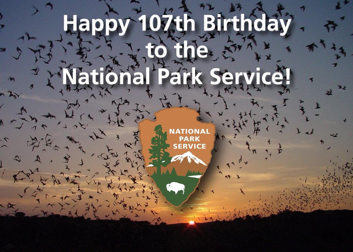 Join us in celebrating the 107th birthday of the National Park Service by visiting a site near you! What stories have inspired you while visiting your national parks? 📷: NPS #CarlsbadCaverns #FindYourPark #EncuentraTuParque