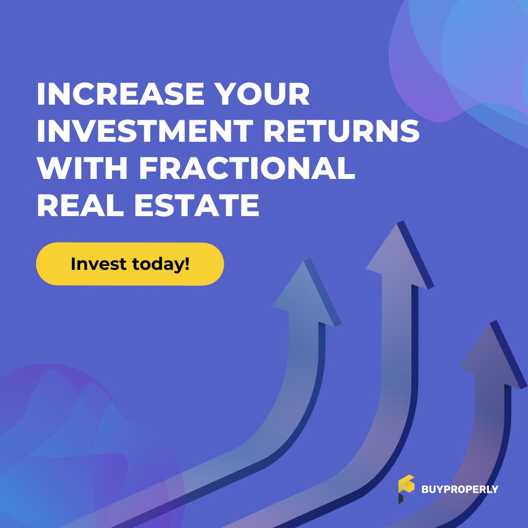 Boost your returns with Fractional Real Estate by BuyProperly! 🌟 Diversify your portfolio & access prime properties affordably. Learn more: hubs.la/Q01_xKd90 #DiversifyPortfolio #HigherReturns #RealEstateInvesting #InvestmentOpportunity #FractionalOwnership