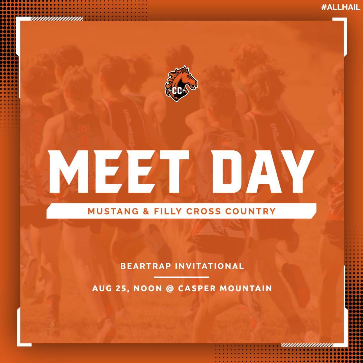 Come support our Mustangs and Fillies on Casper Mountain today! #AllHail
