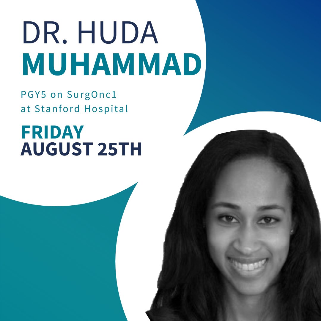 OpNotes's tweet image. It&apos;s the final day of #residentTakeover week! Obviously, we save the best for last 😉 Come with me, Dr. Huda Muhammad, for a day of #surgOnc at Stanford Hospital!