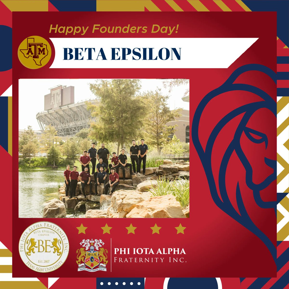 PhiIotaAlpha's tweet image. We would like to wish a Happy Founders Day to the Beta Epsilon Chapter at Texas A&amp;amp;M University!  The Beta Epsilon Chapter was founded on August 25th, 2007!

#PhiIotaAlpha #TAMU #BetaEpsilon #Gig'em #Aggies #SEC