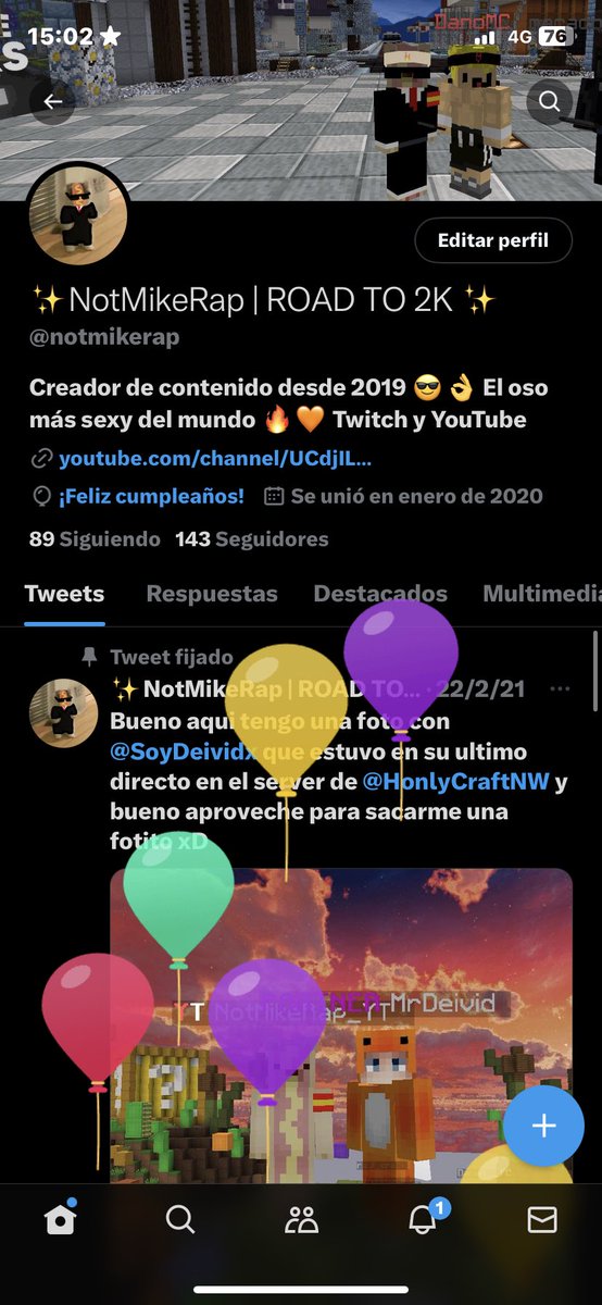 ✨NotMikeRap | ROAD TO 2K ✨ tweet media