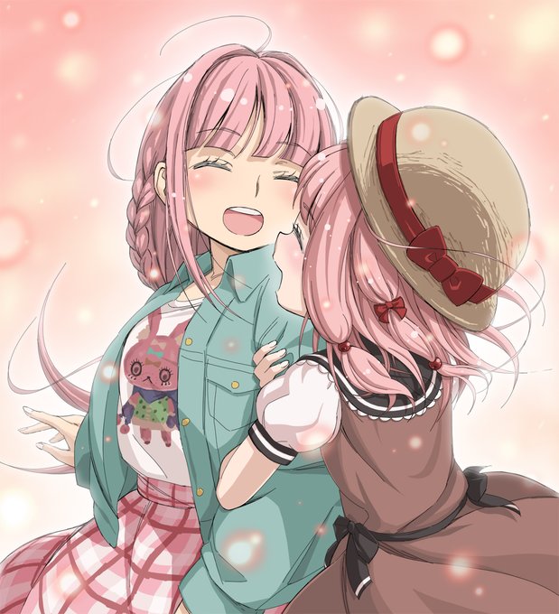 いろうい遊園地デート(親つき)。私服が可愛すぎたので。
#マギレコ 