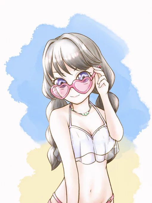 Yeah! めぐっちゃホリディ#蓮ノ空美術部 #藤島慈#めぐちゃんへのらぶれたあ#すんげぇすんげぇすんげぇすんげぇ水着Yeah 