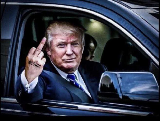 KaCurrie_45's tweet photo. Hey Fanny and all you liberals this is for you 🖕🏻🖕🏻🖕🏻 https://t.co/gRbX9W6wti